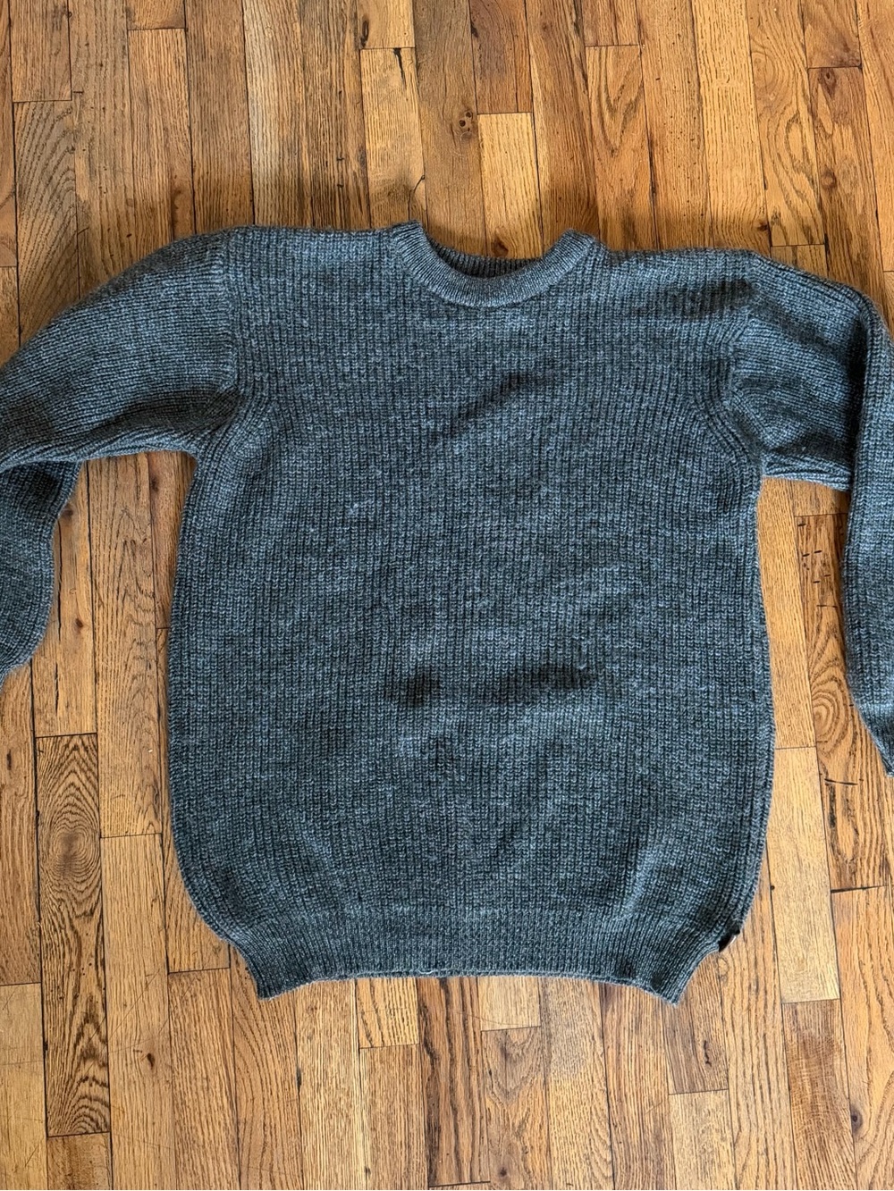 Barbour Men's Crewneck Sweater in Charcoal